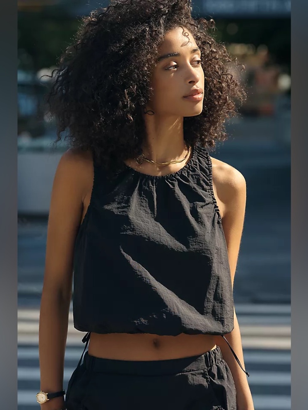 NWT Size S - Daily Practice Nylon Tank in Black (NWT US$ 78)